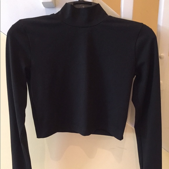 **SOLD**Abercrombie & Fitch Long Sleeve Crop Top - Picture 1 of 8